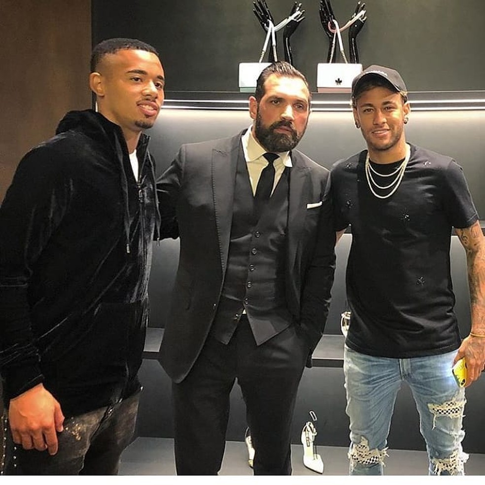 Neymar e Gabriel Jesus curtem a folga juntos (Foto: ReproduÃ§Ã£o / Instagram)