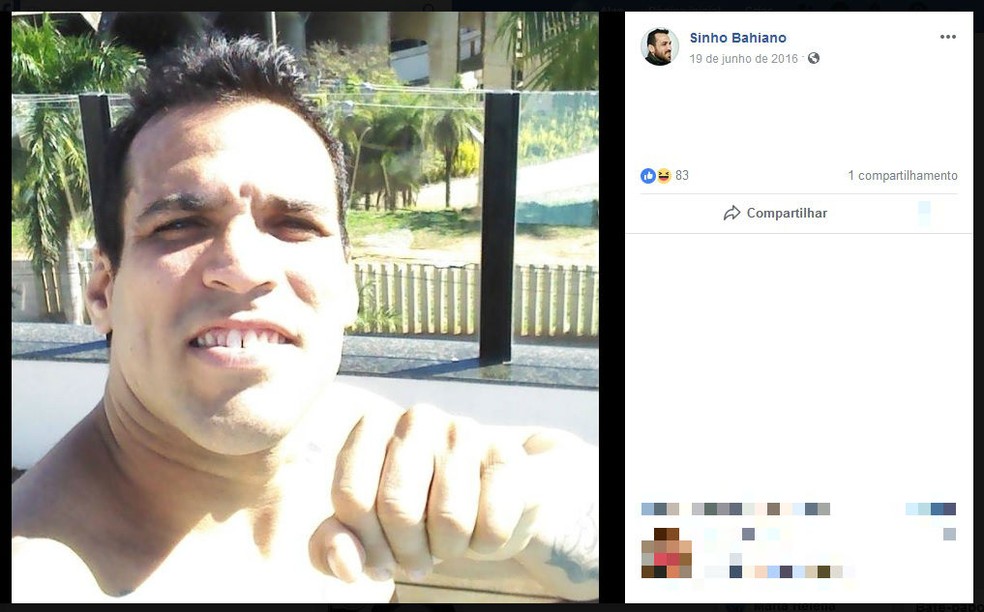 Iraílson Gama morreu em suposto confronto com PMs na Bahia — Foto: Reprodução/Facebook