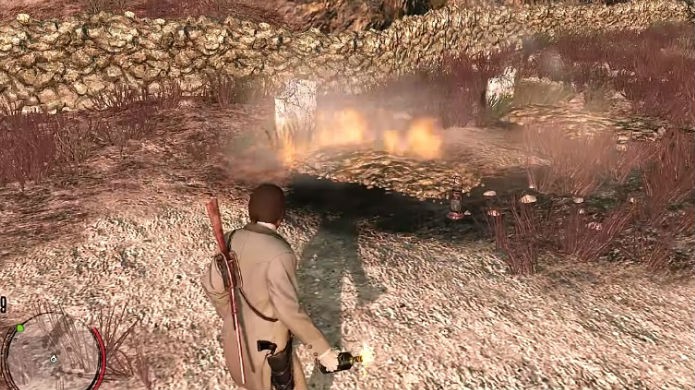 Red Dead Redemption tem uma tumba oculta neste ponto exato (Foto: Reprodução/YouTube)