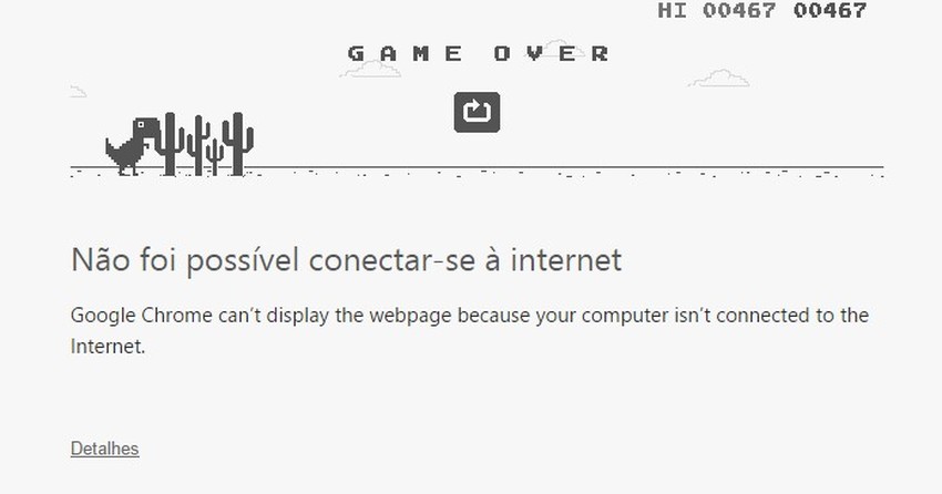 Google Chrome Tem Game Escondido Que Voce So Pode Jogar Offline Veja Noticias Techtudo Encontre os melhores jogos para jogar sozinho, para jogar com um amigo partilhando o teclado ou até com outros jogadores do mundo todo. google chrome tem game escondido que