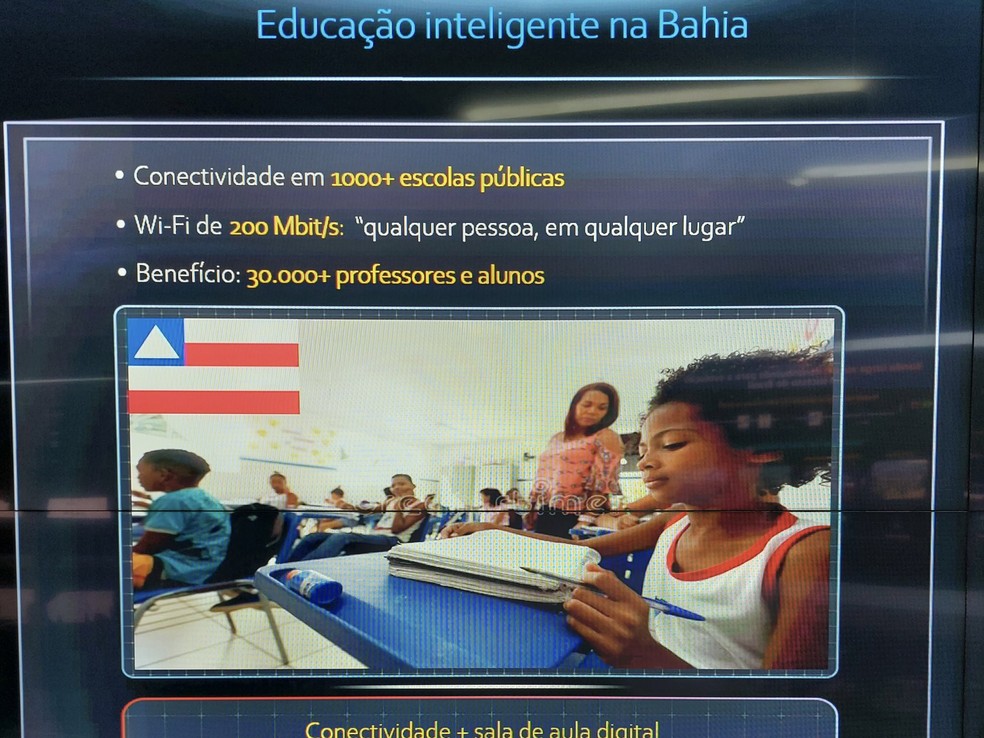 Caso da Bahia foi usada como exemplo em exposição de empresa para presidente Lula — Foto: Daniel Senna/GOVBA