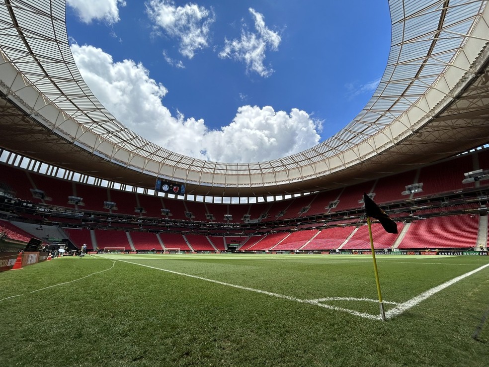 Est&aacute;dio Man&eacute; Garrincha para Palmeiras x Flamengo &mdash; Foto: Cesar Greco / Ag Palmeiras