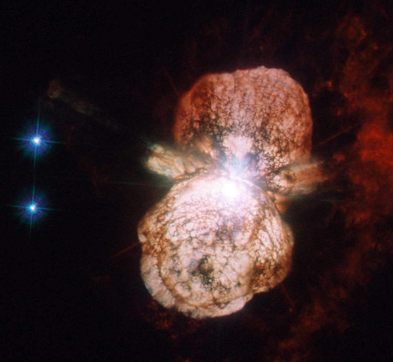Explosão Eta Carinae (Foto: NASA)