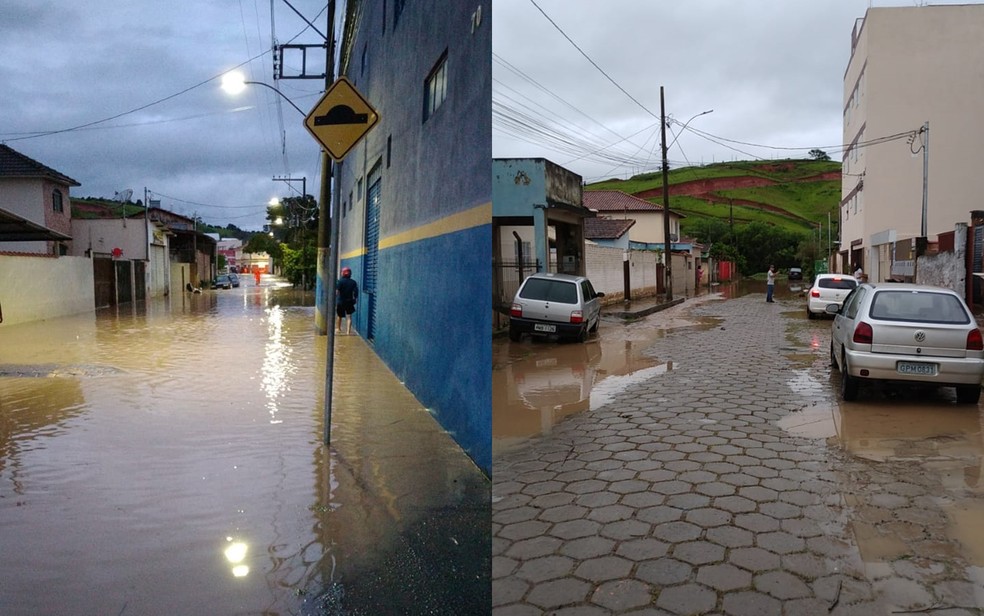 Chuva causa alagamentos, invade casas e interdita rodovias em São Lourenço e Pouso Alto, MG — Foto: Jodely Moreira Carnutis