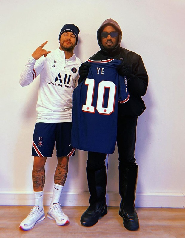 Neymar e Kanye West (Foto: Reprodução/Instagram)