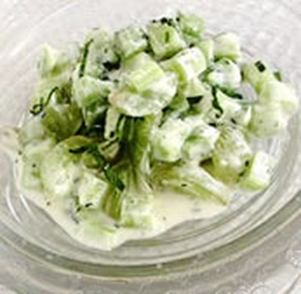 Salada De Pepino Com Maionese Receitas Gshow Gshow