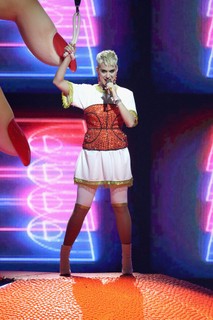 Katy Perry durante o Video Music Awards 2017