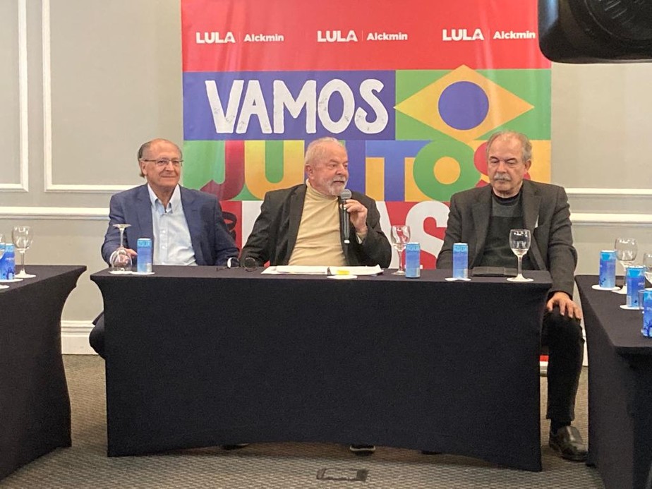 Ex-presidente Lula, Geraldo Alckmin em encontro com empresários do setor da construção civil