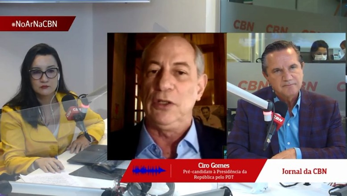 Ciro critica pol&iacute;tica de pre&ccedil;os da Petrobras, diz que Amaz&ocirc;nia virou 'holding do crime' e defende mudar rela&ccedil;&atilde;o com o Congresso