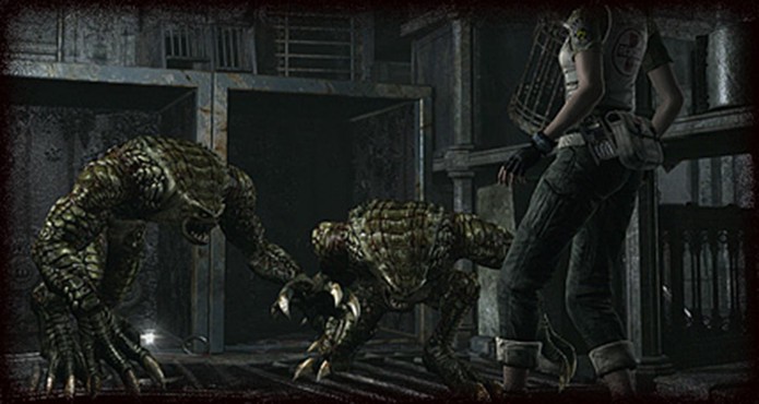 Resident Evil Zero HD Remaster: não economize munição contra os Hunters (Foto: Divulgação/Capcom)