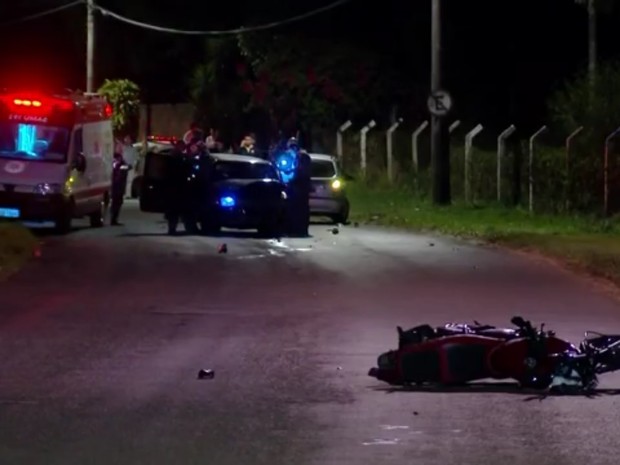Briga de família causou batida que matou jovem em Bauru, diz polícia (Foto: Reprodução/TV TEM)