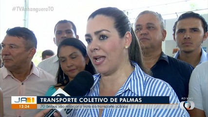 Mais de 70 ônibus vão reforçar a frota do transporte público de Palmas