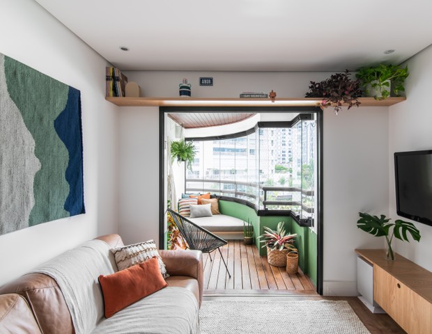 Apartamento alugado de 80 m² é cheio de boas ideias de décor  (Foto: Ana Helena Lima)