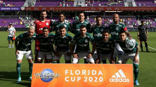 Palmeiras na partida contra o New York City