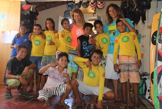 Projeto Vivo - Kitesurfe em Barra Grande (Foto: Patrícia Andrade)
