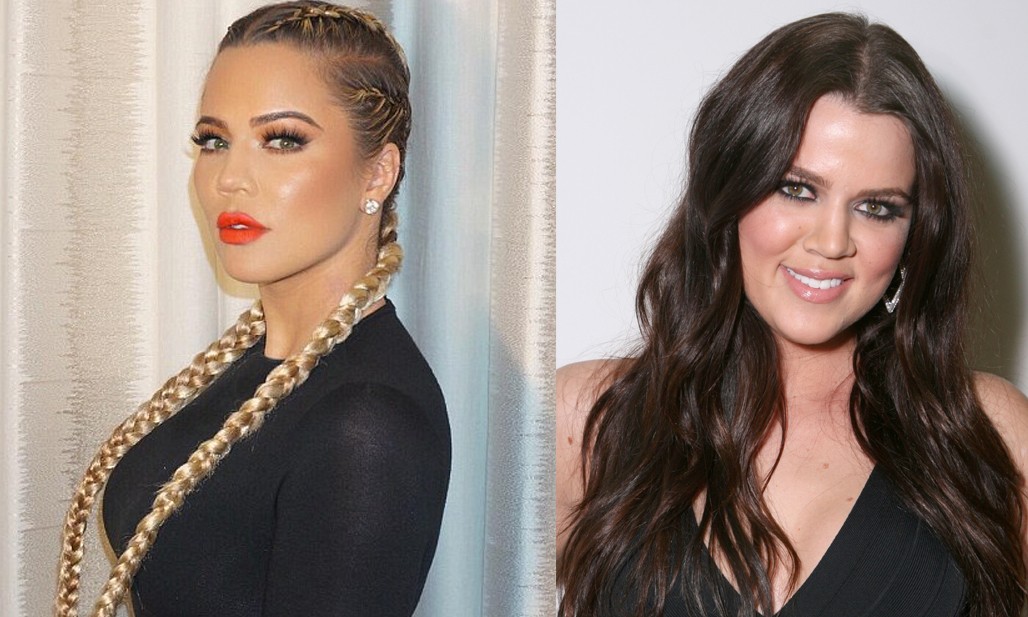 Khloé Kardashian: antes e depois (Foto: Instagram/Reprodução e Getty Images)