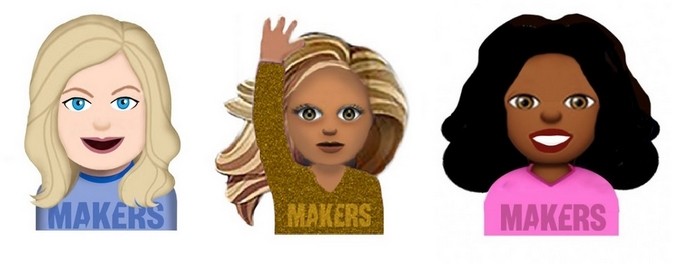 Amy Poehler, Beyonc? e Oprah Winfrey viram emojis (Foto: Reprodu??o/Makers)