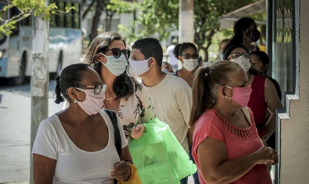 coronavirus; pandemia; covid; mascaras; renda (Foto: Christiano Antonucci / Agência Brasil)