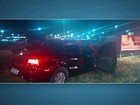 Dupla é presa após roubar e bater carro de motorista do Uber no DF