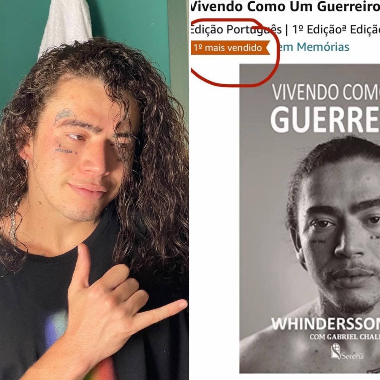 Whindersson Nunes comemora sucesso e livro (Foto: Reprodução / Instagram)