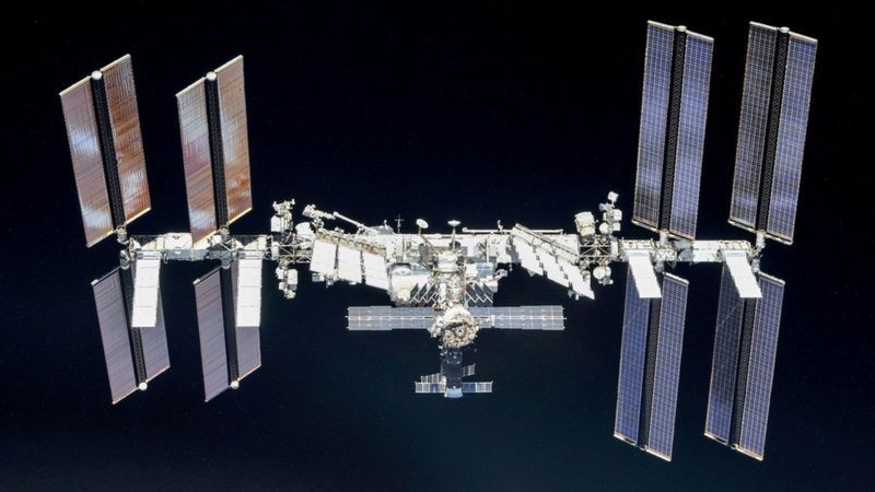 Nasa planeja jogar a ISS no Oceano Pacífico em 2031 (Foto: Reuters via BBC News)