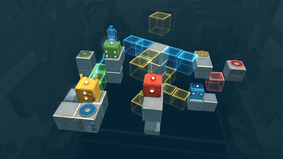'Death Squared' exige trabalho em equipe para resolver quebra-cabeças (Foto: Divulgação)