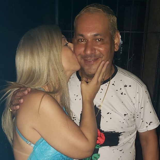 Amanda Arantes e Chrigor após show em 2020 (Foto: Reprodução/Instagram)