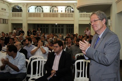carlos eduardo pereira, presidente do botafogo (Foto: vitor silva/ss press)