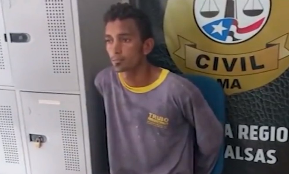 Motorista &eacute; morto na frente da filha de 4 anos em Balsas; pol&iacute;cia acredita que integrantes de uma mesma fam&iacute;lia s&atilde;o respons&aacute;veis pelo crime &mdash; Foto: Reprodu&ccedil;&atilde;o/ TV Mirante
