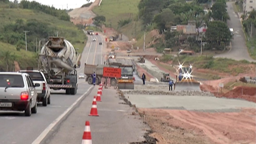 DER mantém prazo de entrega da obra de duplicação da Mogi-Dutra para novembro de 2020 — Foto: Reprodução/TV Diário