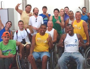 Fundação da Associação de Desporto Adaptado de Presidente Prudente (Adapp) basquete sobre rodas (Foto: Paulo Roberto Brancatti / Arquivo Pessoal )