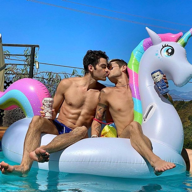 Hale Leon e Frankie Grande (Foto: Reprodução/Instagram)