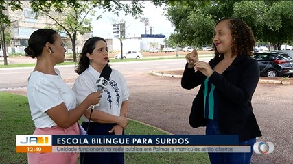 Primeira escola bilíngue para surdos do Tocantins abre período de matrículas