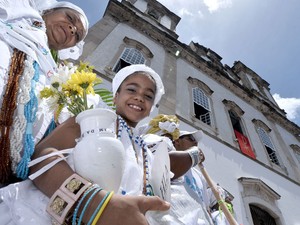 Lavagem do Bonfim, em Salvador (Foto: Max Haack/Ag. Haack)
