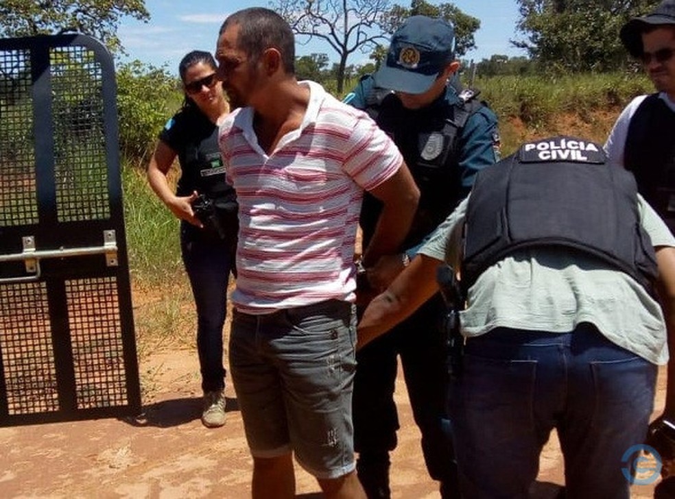 Homem é preso após estrangular e matar mulher, em Alcinópolis (MS). — Foto: Site Edição MS