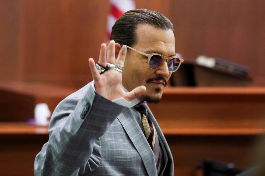Johnny Depp — Foto: Michael Reynolds/Pool via Reuters