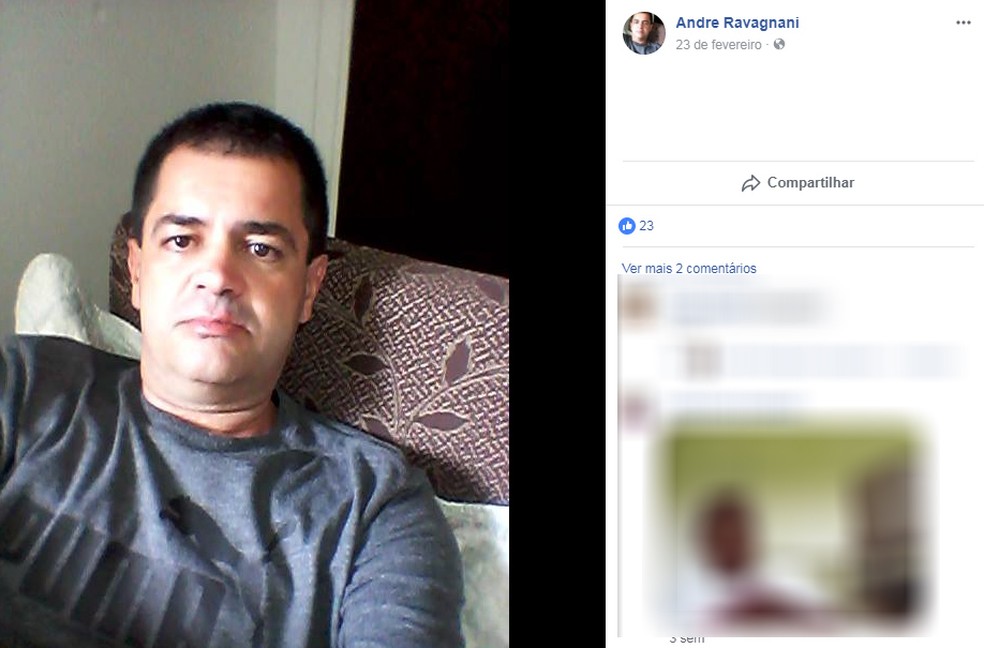 André Ravagnani morreu após ataque a tiros em uma festa infantil em Sumaré (SP) na noite desta segunda-feira (19) (Foto: Reprodução/Facebook)