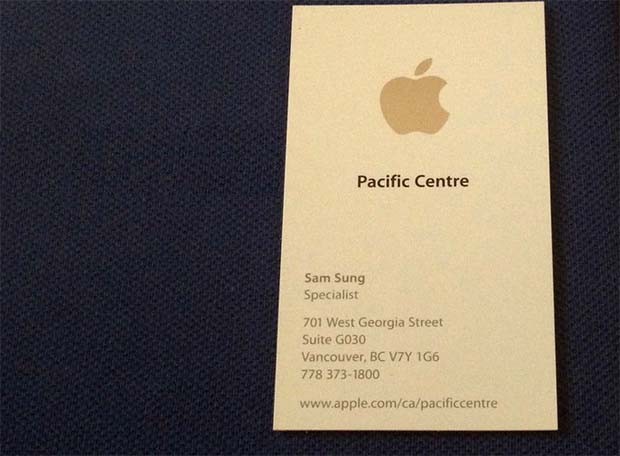 Funcionário da Apple chamado Sam Sung leiloa seu crachá (Foto: Divulgação Ebay)