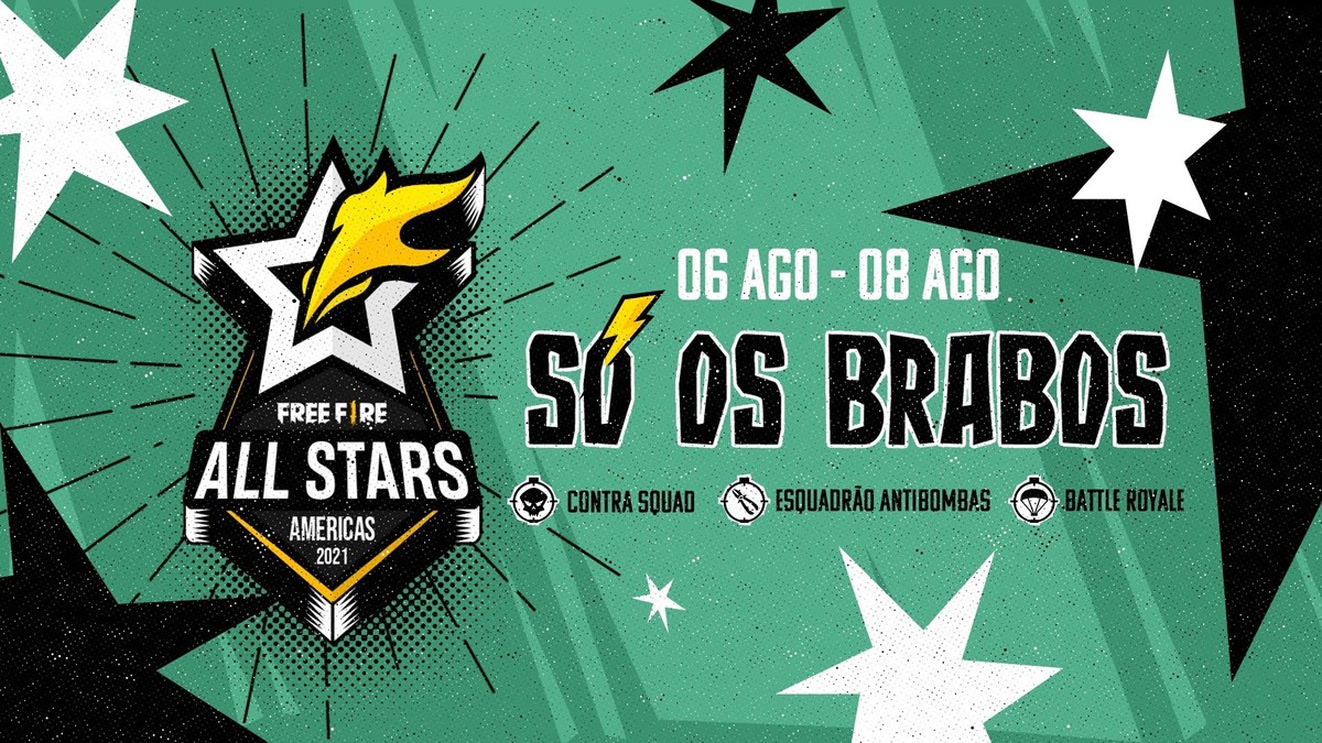 Free Fire All Stars 2021 tem jogadores e influenciadores do Fluxo e LOUD