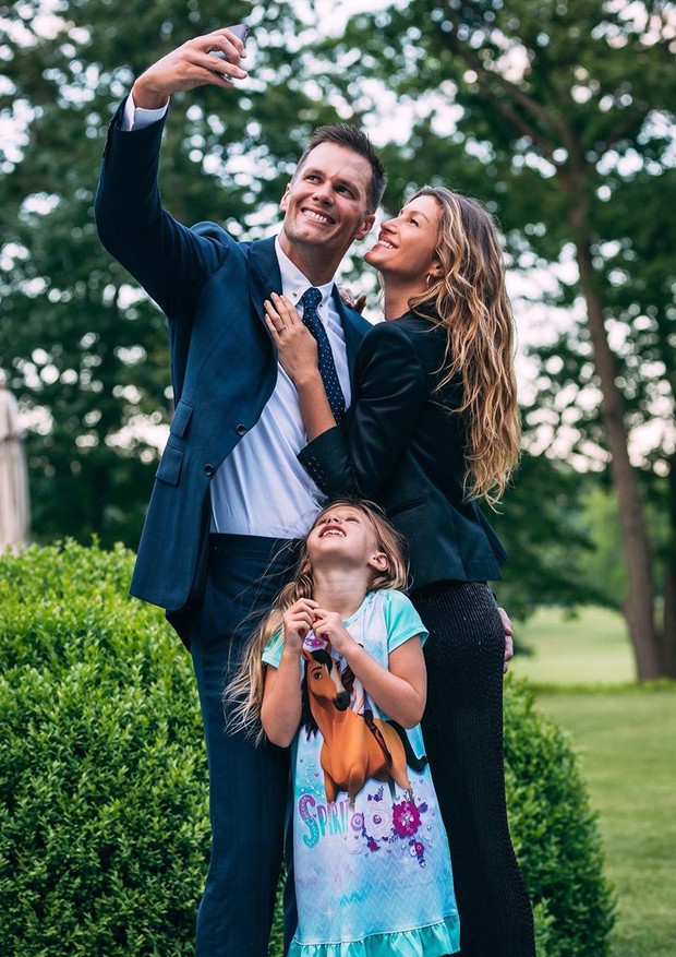 Tom Brady e a família (Foto: Reprodução Instagram @tombrady)