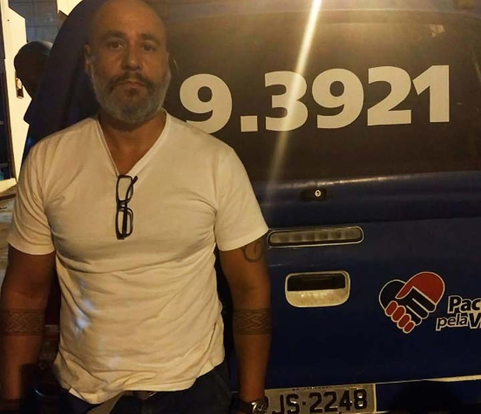 Edmilson Penha foi preso após tentar roubar um PM com arma de brinquedo em Salvador, na Bahia (Foto: Divulgação/SSP-BA)