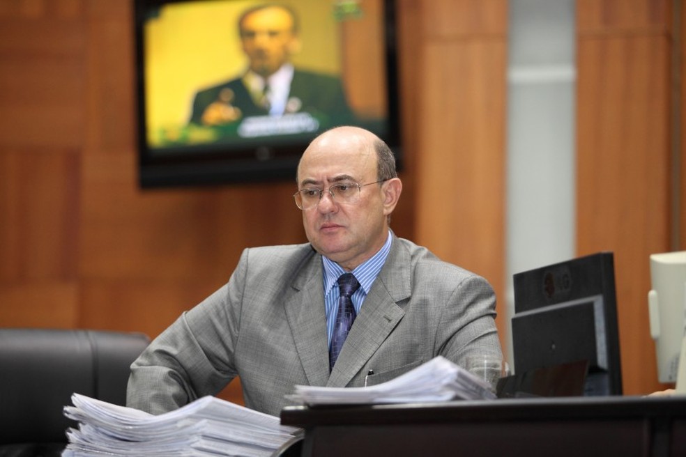Ex-deputado de MT, José Riva relatou à Justiça o pagamento do 'mensalinho' (Foto: Mario Friedlander/ALMT) Ex-deputado de MT, José Riva relatou à Justiça o pagamento do 'mensalinho' (Foto: Mario Friedlander/ALMT)