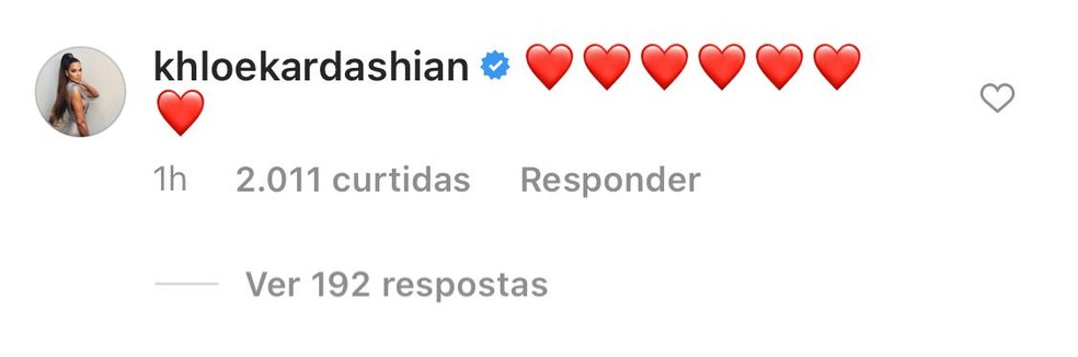 Kloe Kardashian comenta entrevista de Anitta em revista americana — Foto: Reprodução