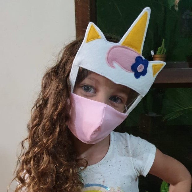 Máscaras infantis da empreendedora Tainá Abreu (Foto: Divulgação)