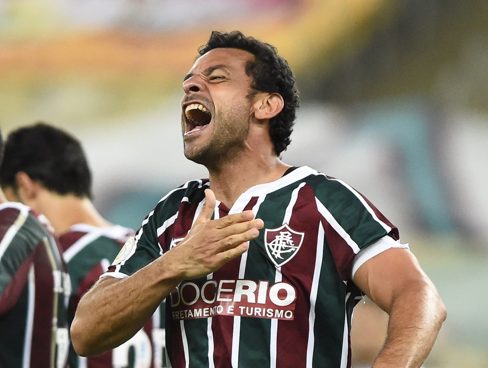 Fred já te pegou 36 vezes no Maracanã desde a reforma — Foto: André Durão/ge