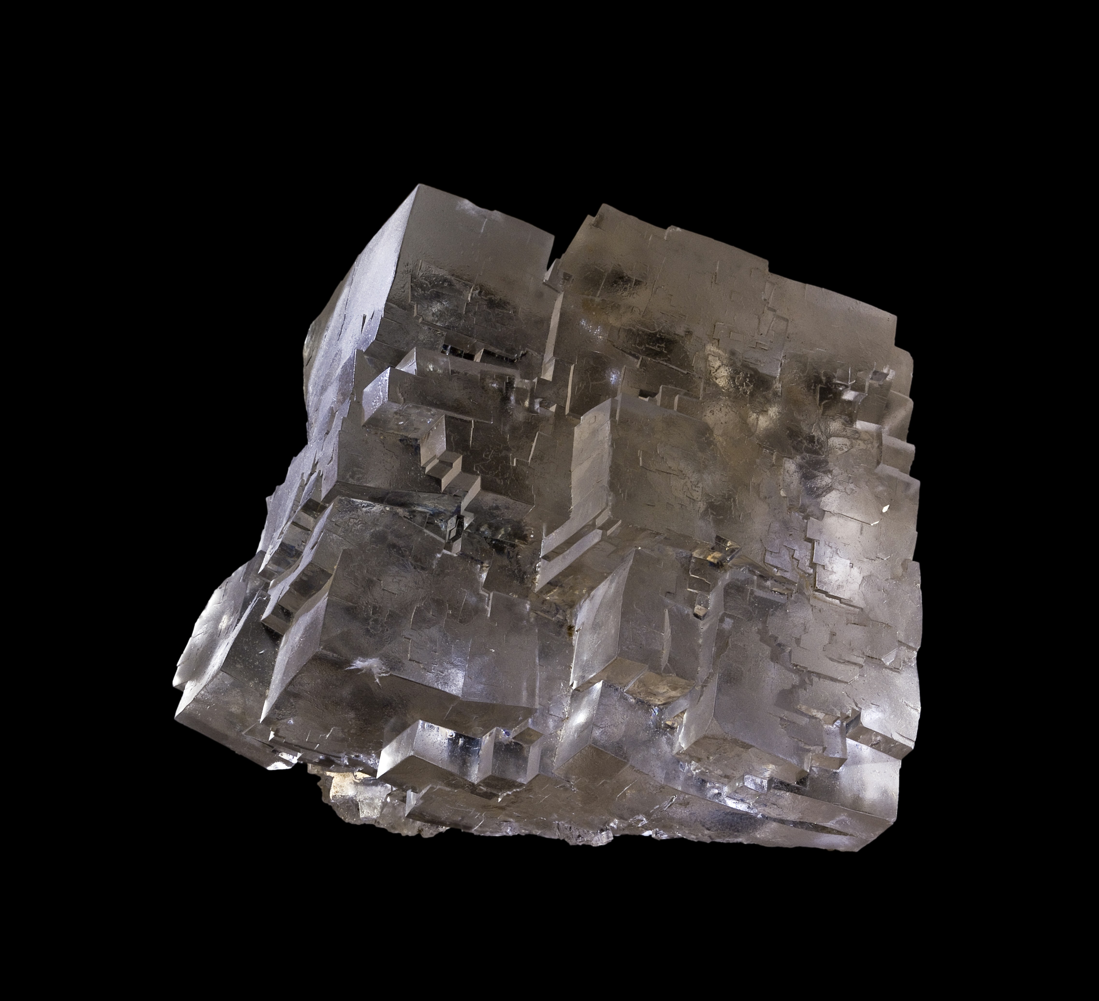 Halita, um dos minerais que os pesquisadores acreditam servir para detecção de partículas massivas que interagem fracamente. (Foto: Didier Descouens, via Wikimedia Commons)