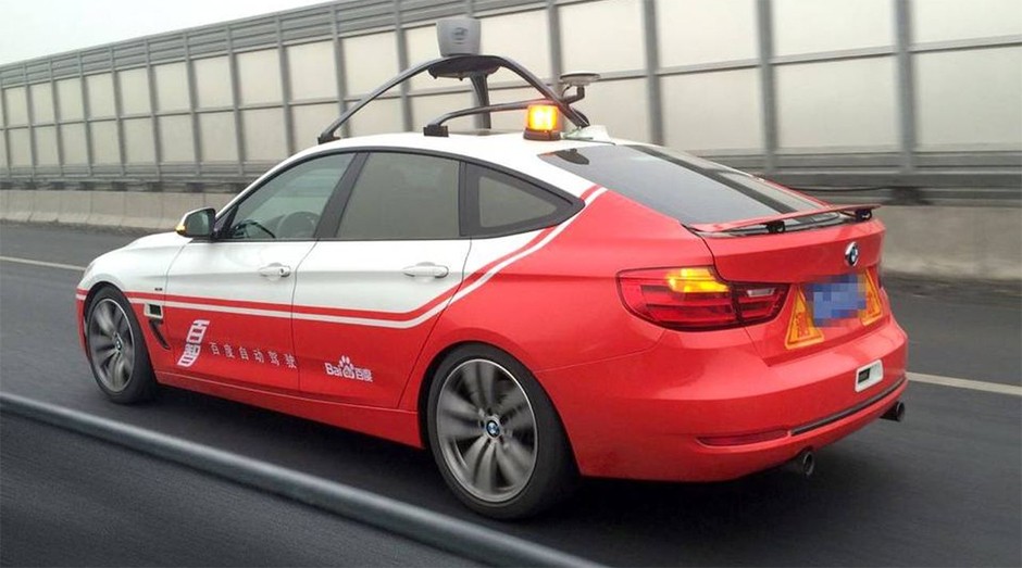 Carro-robô do Baidu (Foto: Reprodução)