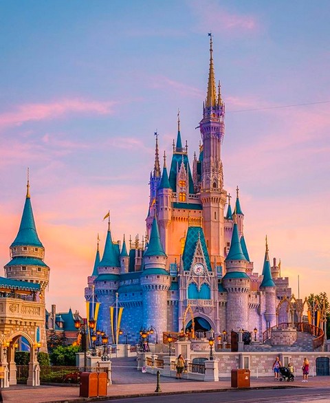 O parque da Disney em Orlando (Foto: Instagram)