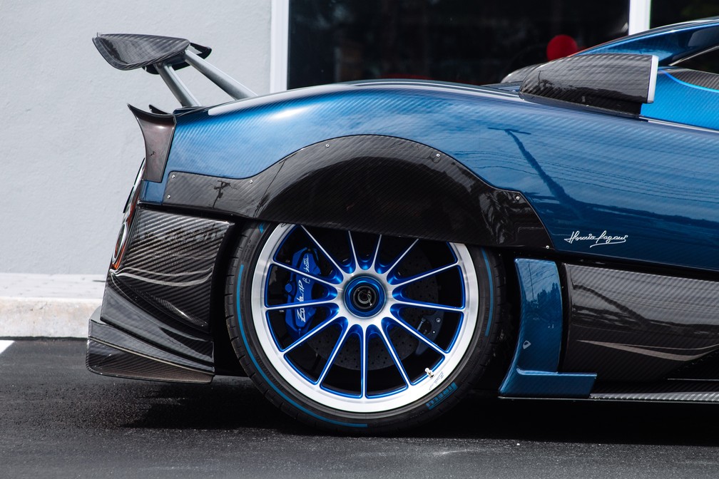 Detalhe do Pagani Zonda HP Barchetta (Foto: DivulgaÃ§Ã£o)