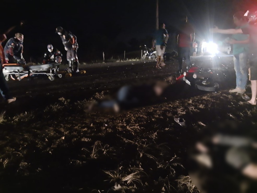 Acidente foi na RO-133 em Machadinho D'Oeste — Foto: PM/Reprodução